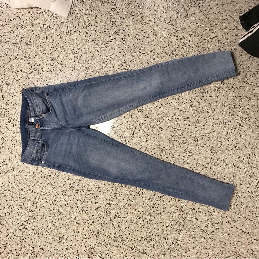 Lighter wash jeans